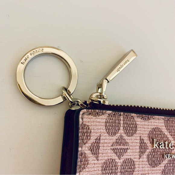 Kate Spade Flower Coated Canvas Key Pouch - Picture 3 of 6